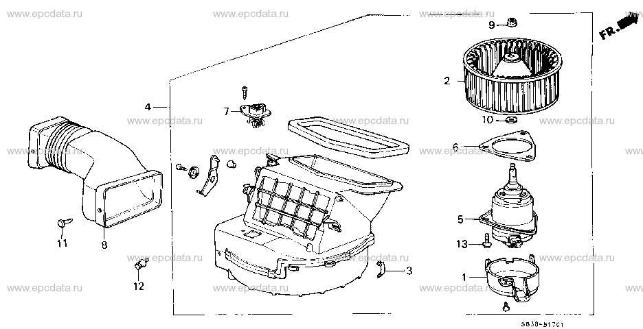 Parts scheme