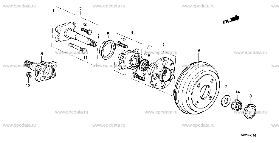 Parts scheme