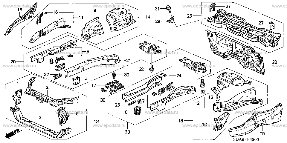 Parts scheme