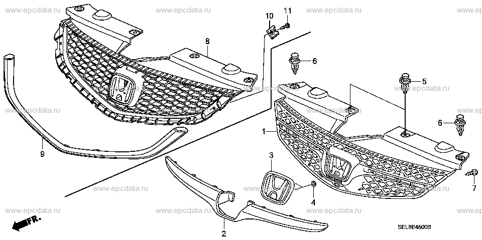 Parts scheme