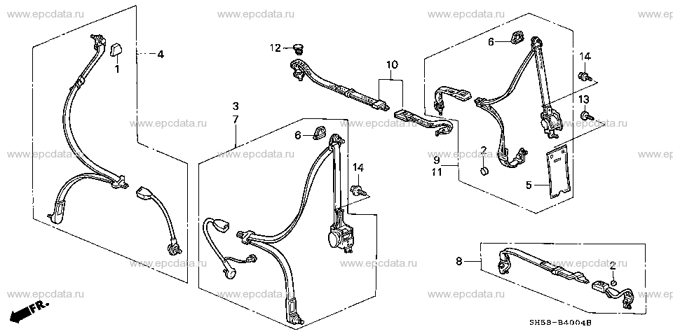 Parts scheme