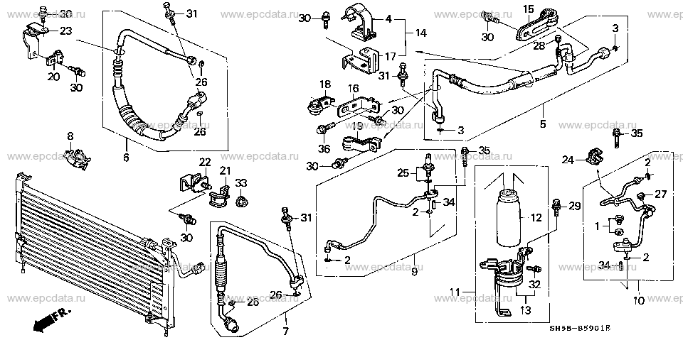 Parts scheme