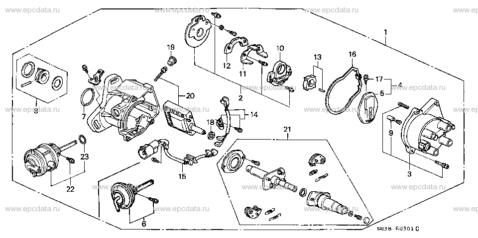 Parts scheme