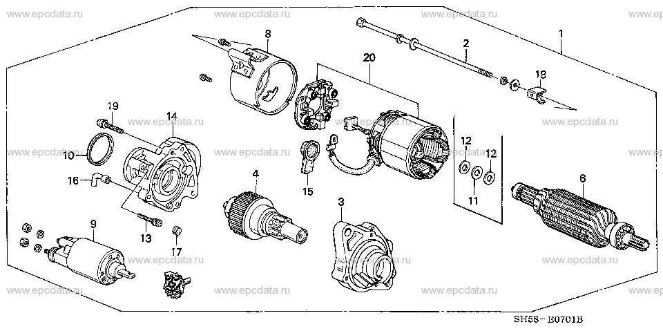 Parts scheme