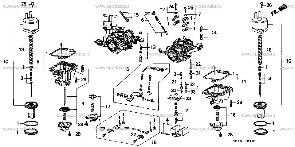 Parts scheme