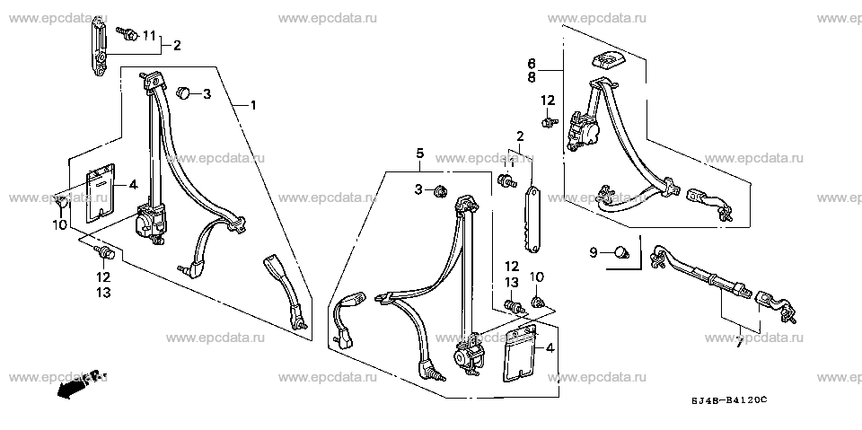 Parts scheme