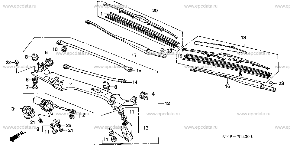 Parts scheme