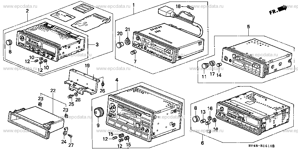 Parts scheme