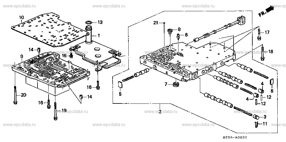 Parts scheme