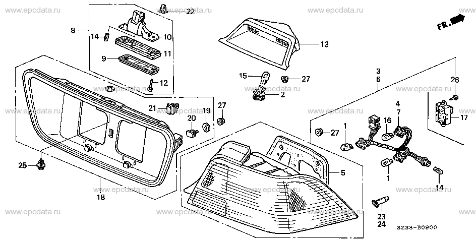 Parts scheme