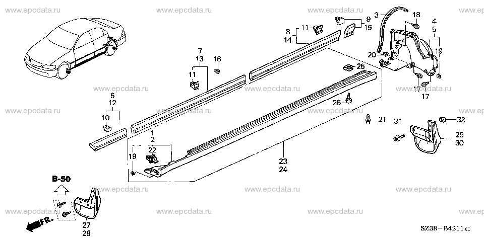 Parts scheme