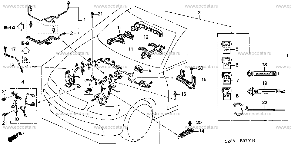 Parts scheme