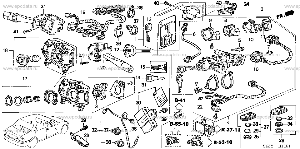 Parts scheme