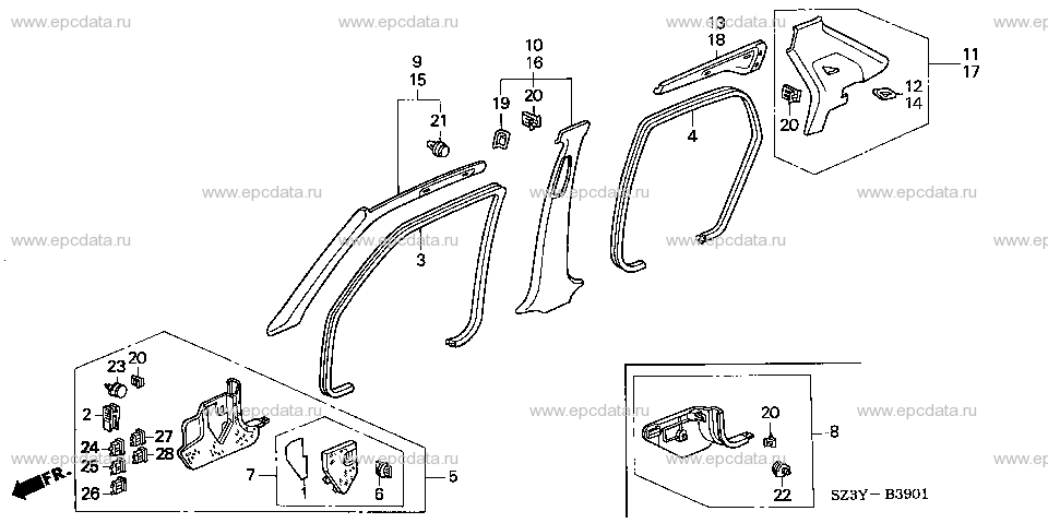 Parts scheme