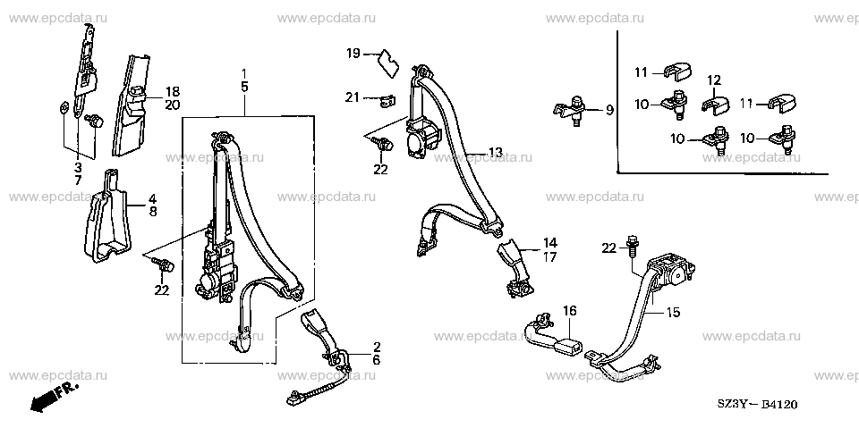 Parts scheme