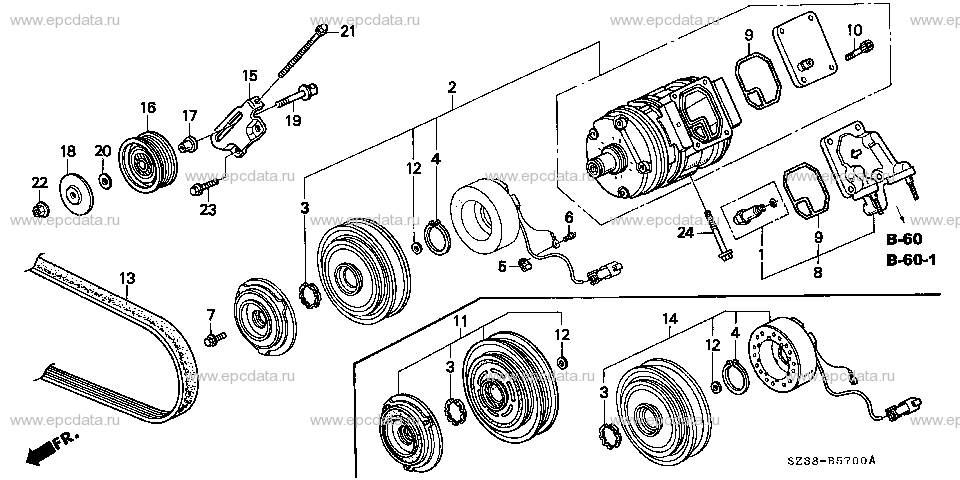 Parts scheme