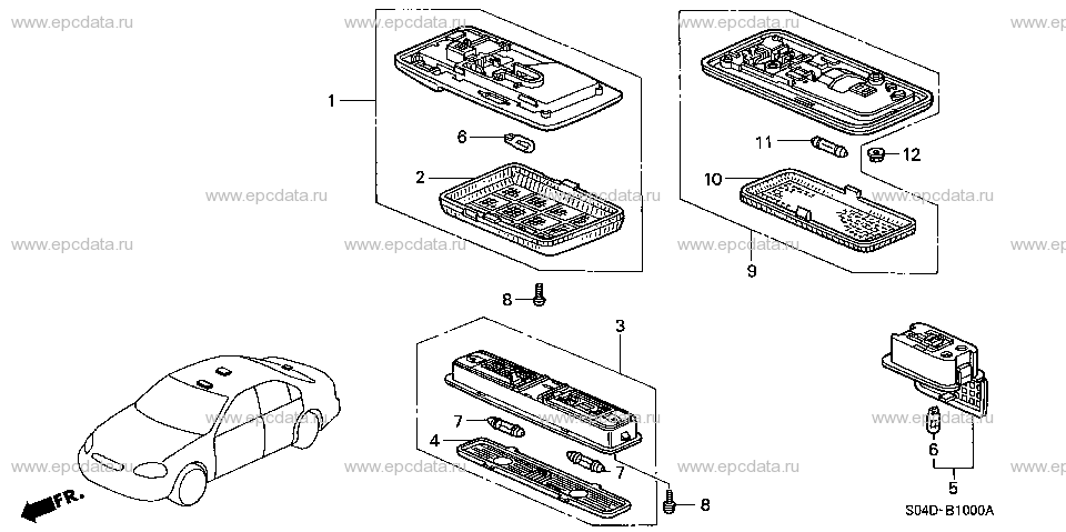 Parts scheme