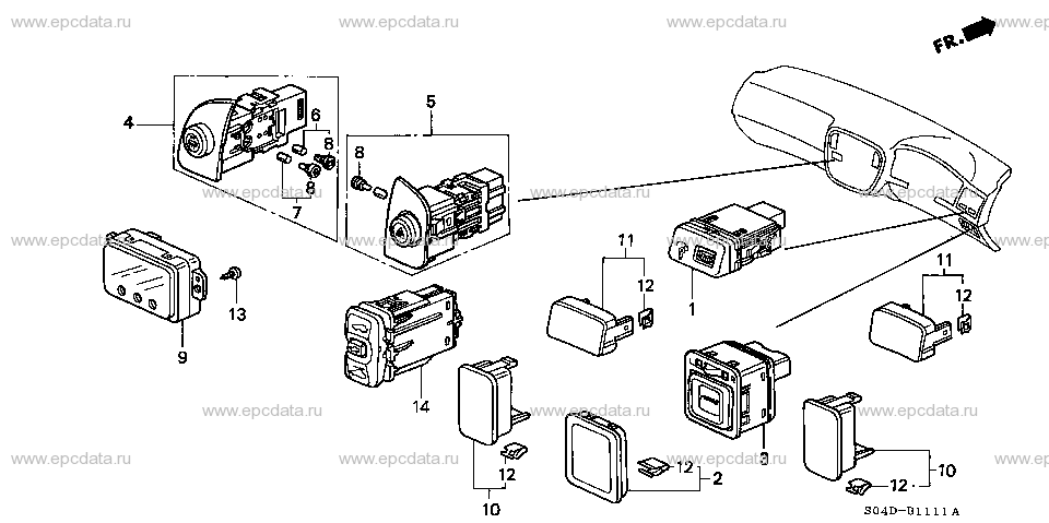 Parts scheme