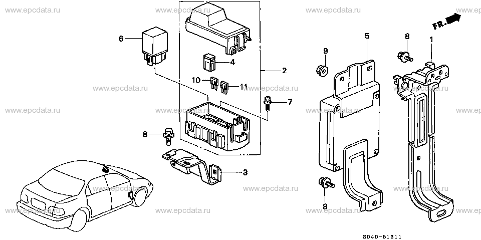 Parts scheme