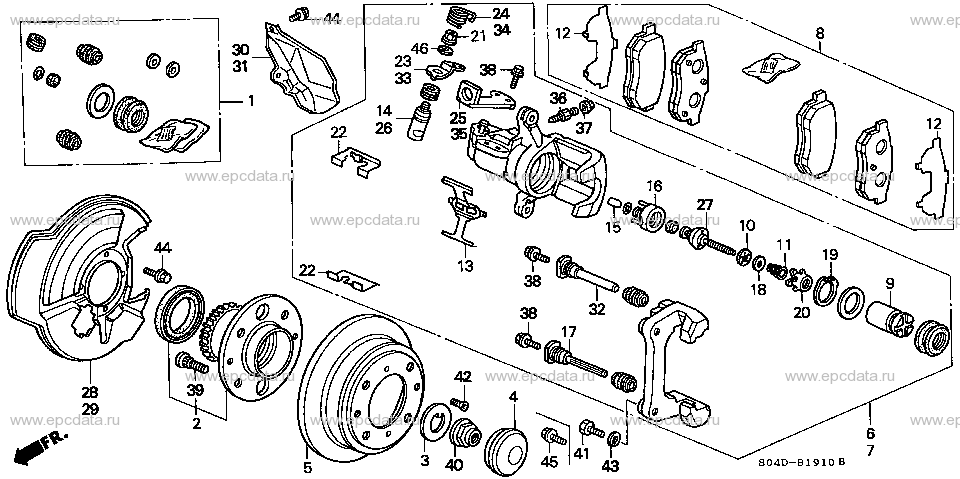 Parts scheme