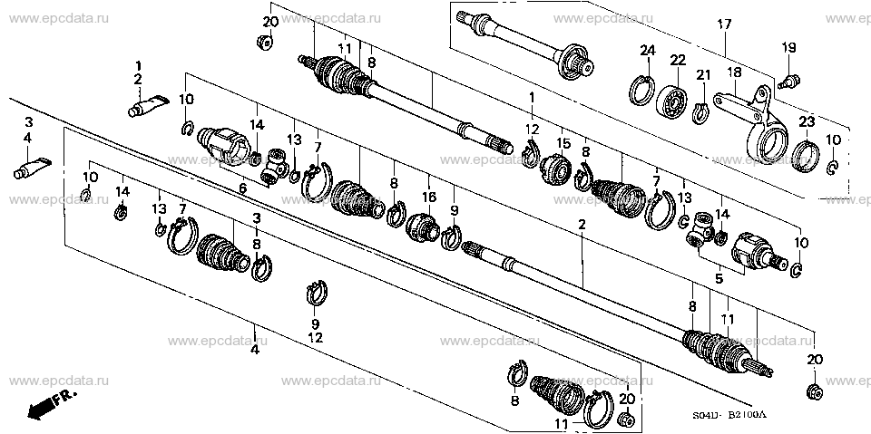 Parts scheme