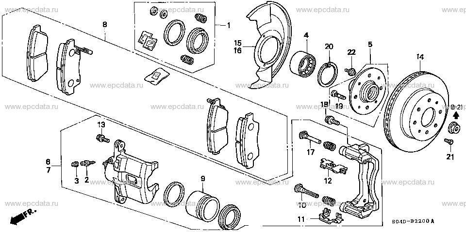 Parts scheme