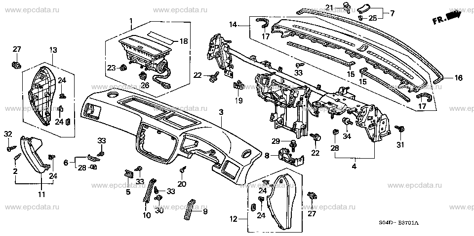 Parts scheme