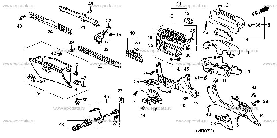 Parts scheme