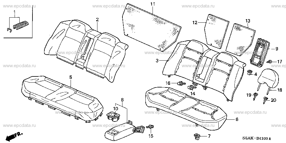 Parts scheme